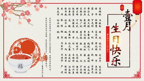 【生日祝?！抗ё?月生日的員工生日快樂(lè)！